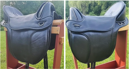 Picture of Black Forest Aspen Hybrid Treeless Saddle, SOLD