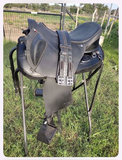 Picture of Ghost Treeless Saddle: Quevis, SOLD!