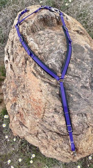 Picture of Padded Breast Collar, Arab Size, Color: Violet - READY TO SHIP