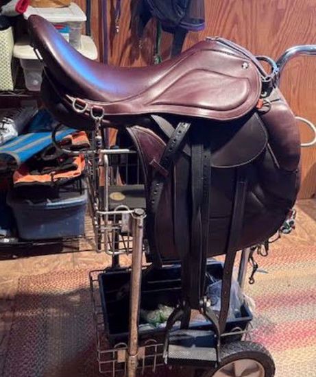 Picture of 18" W Lovatt & Ricketts Monoflap Rubicon Endurance Saddle, SOLD!